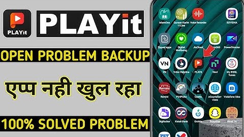 playit is not opening | playit open automatic backup problem | playit open problem