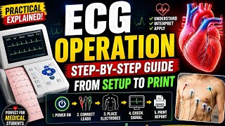 🫀 ECG Interpretation Practice | Learn How to Read ECG Step by Step | For Medical Students & Nurses
