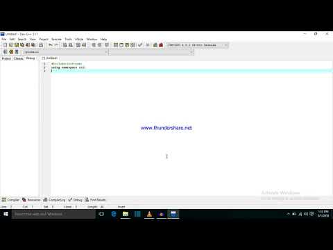 c++ simple program hello word on dev c++ programming software link i n description