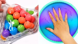 Oddly Satisfying Slime ASMR No Music Videos ! Relaxing Slime 2022 P02