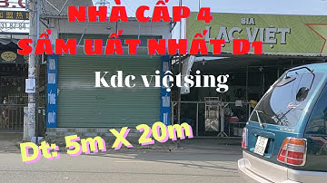 (bán rồi) Bán nhà mặt tiền kinh doanh sầm uất nhất đường D1 Kdc Việtsing, Thuận An, Bình Dương