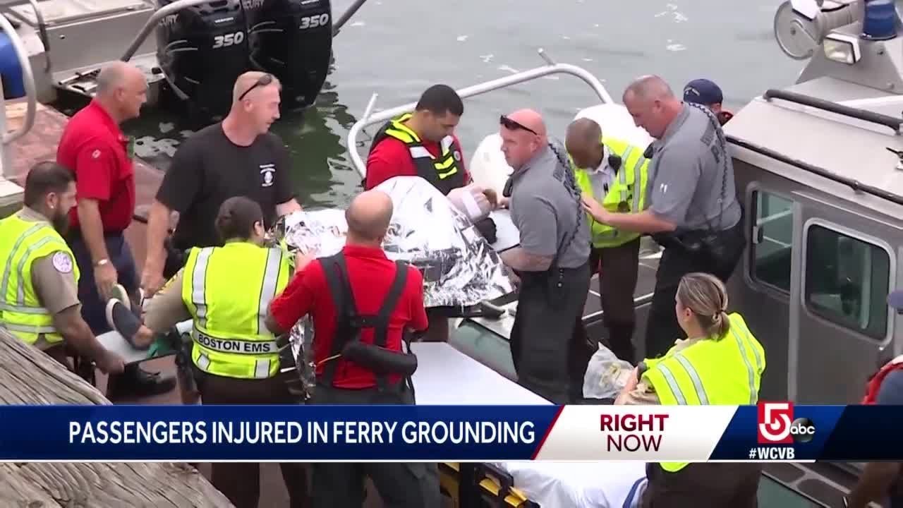 Passengers injured when ferry ran aground