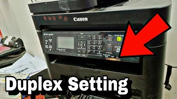 Canon mf244dw Duplex Printing Setting