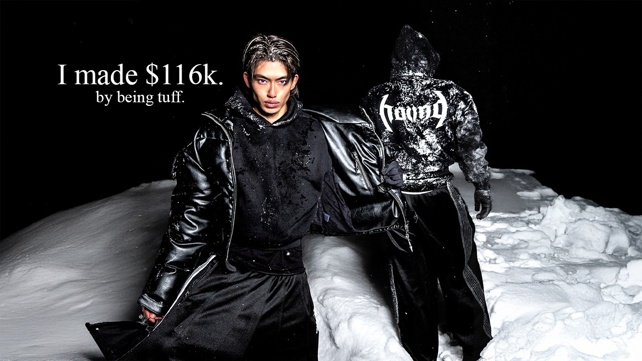 pov: you made $116k in Japan from your clothing brand...
