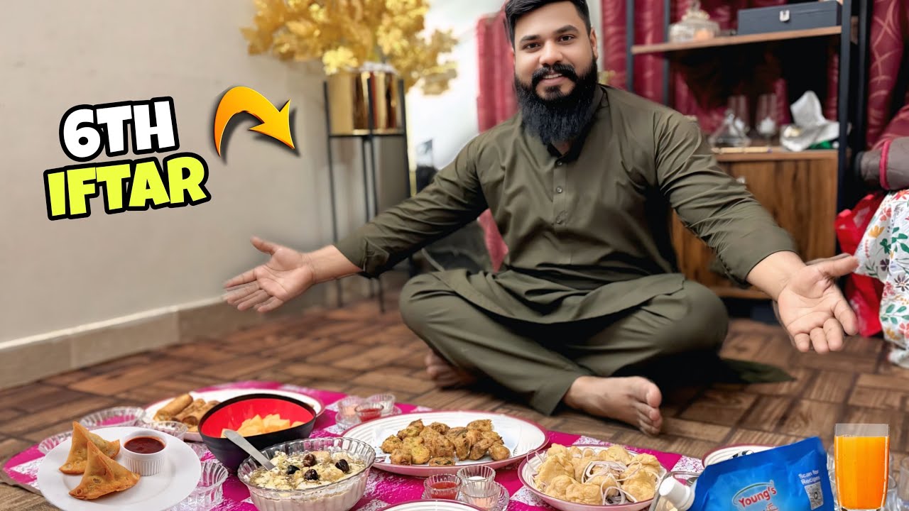 6th Iftar Done || Abeera or Ahmed ne Aj Iftari banai 🤩