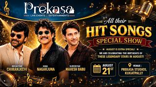 Chiru, Nag, Mahesh Birthday Special Show [Part - 1] | Prekasa Studios