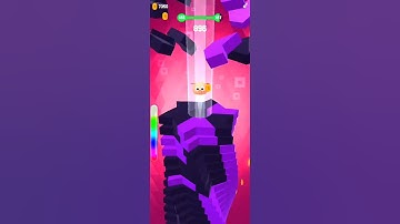 Drop Stack Ball Game Level 456 - short video - More Gaming