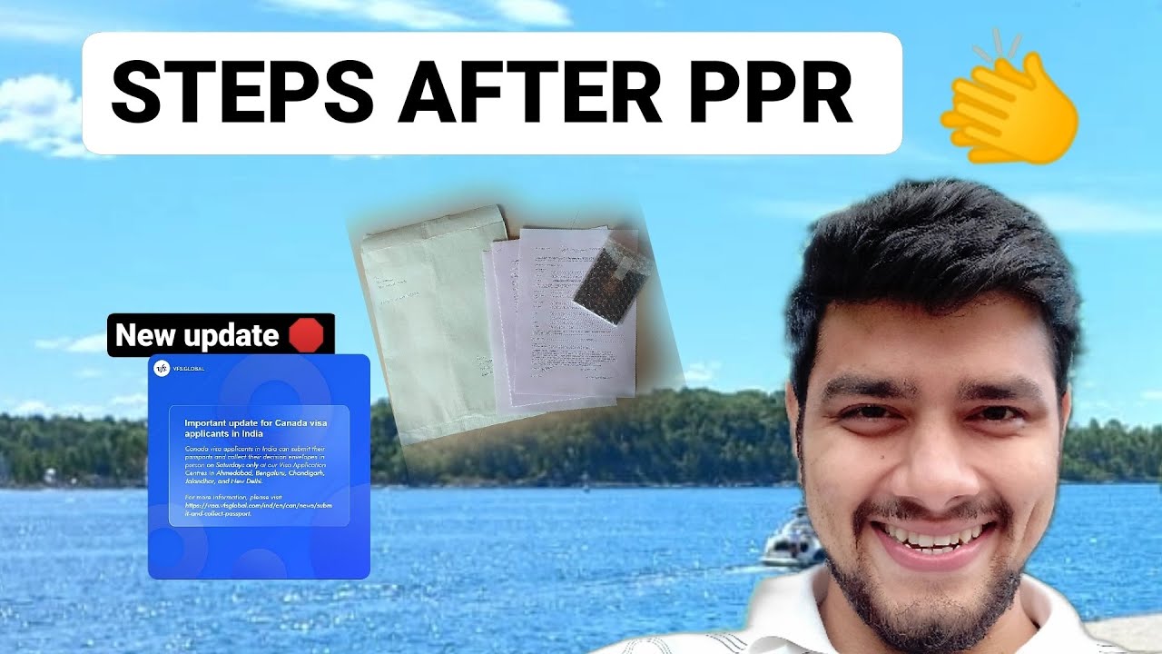 How to send your passport for stamping || Steps after PPR