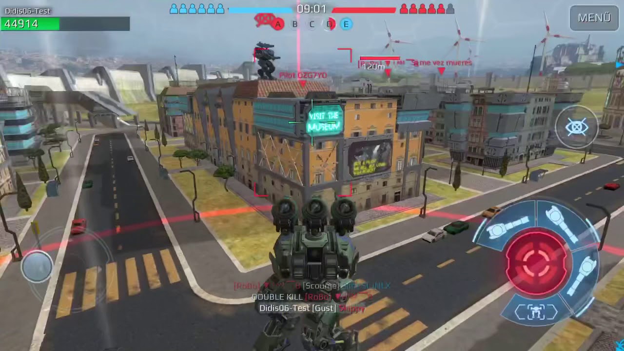 War Robots Testserver 3.9 Schutze and The new incredible special ability !