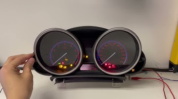 2010 MAZDA 3 USED DASHBOARD INSTRUMENT CLUSTER TEST