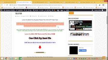 Lava Iris Z60s FRP Unlock Reset File 30MB Only No Box No Flash No Any Risk