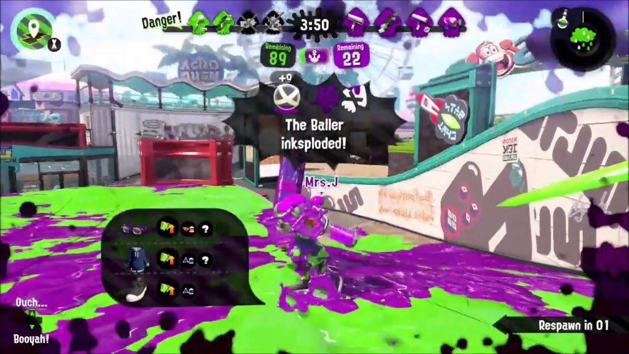 Splatoon 2: Dapple Dualies Nouveau 11-3 Splat Zones - YouTube