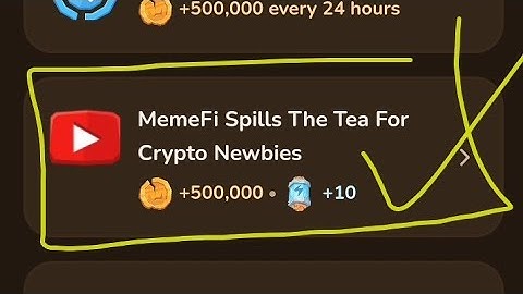 Memefi Spills The Tea For Crypto Newbies Memefi video code
