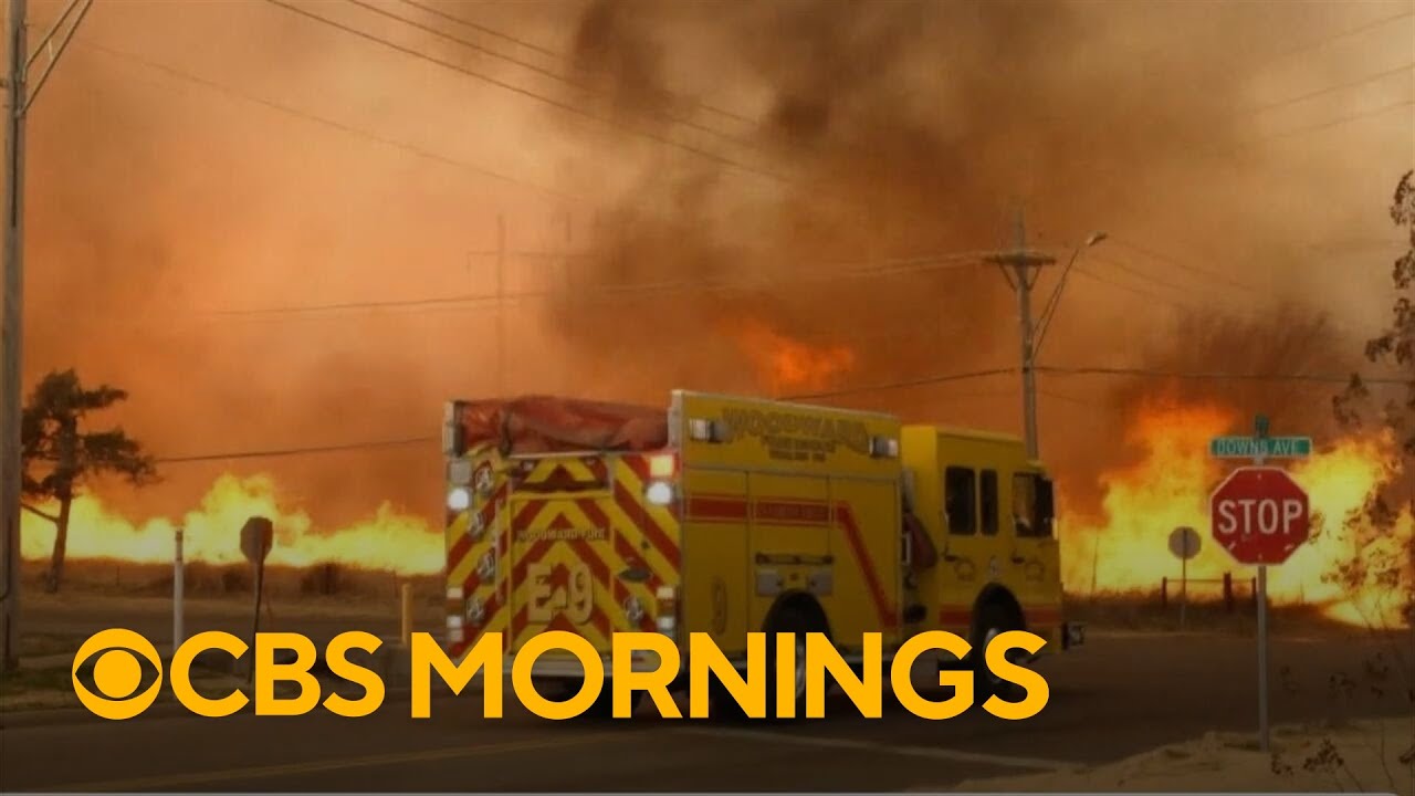 Extreme weather fuels wildfires in multiple states, burning thousands of acres