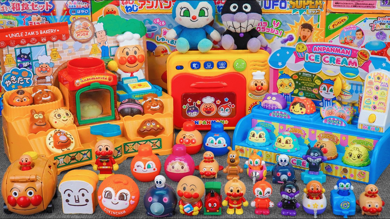 97 Minutes Satisfying with Unboxing Cute Anpanman Ice Cream Shop