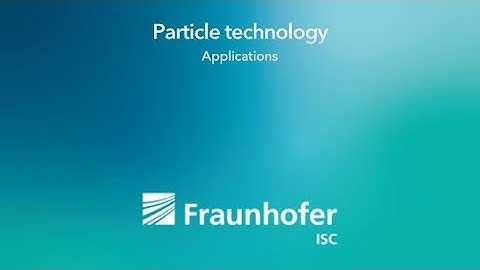 🇬🇧 Particle Technology Applications