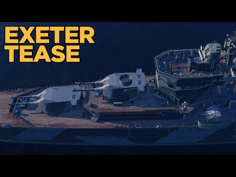 Exeter Tease - World of Warships