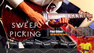 【Tab】Get Out Of My Yard/Paul Gilbert-Sweep Cover