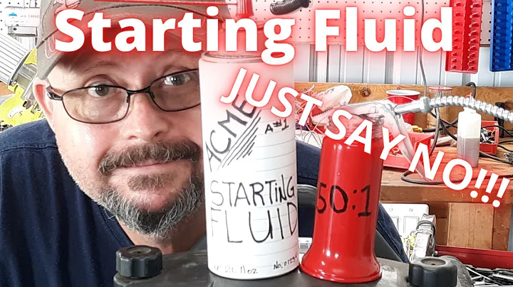 Do Not Use Starting Fluid ! Try This Instead.