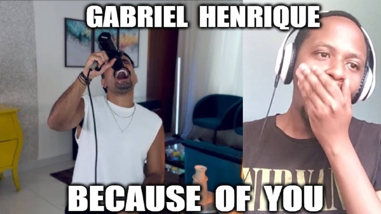 Реакция Габриэля Энрике на песню Because of You (кавер на песню Келли Кларксон)