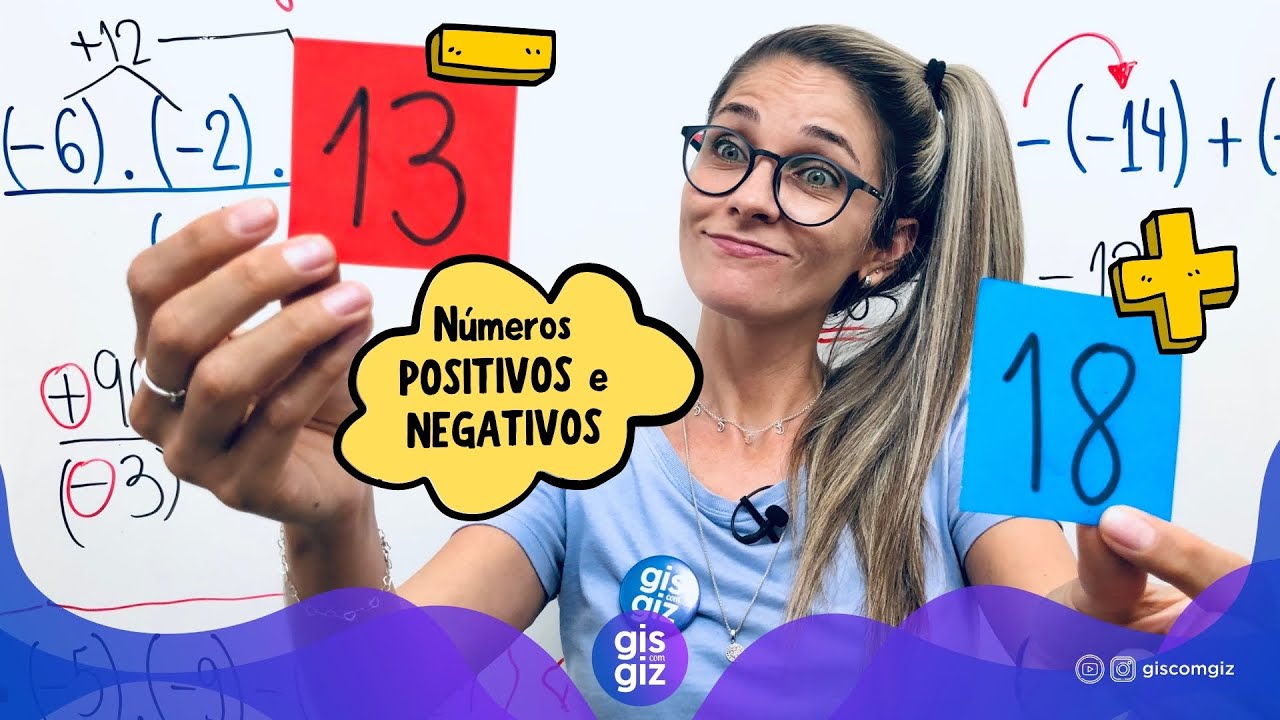 OPERAÇÕES COM NÚMEROS INTEIROS | NÚMEROS NEGATIVOS |