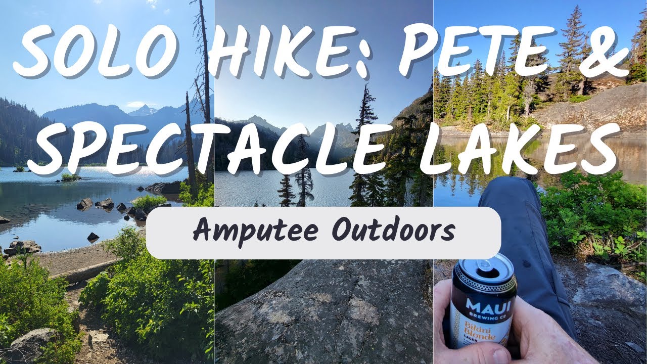 Pete & Spectacle Lakes Solo Hike & Camping Amputee Outdoors [4K] 