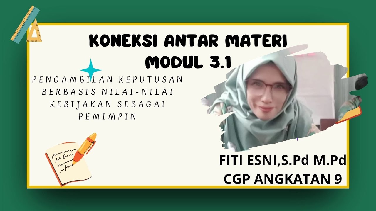KONEKSI ANTAR MATERI MODUL 3 1 - YouTube