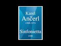 Capture de la vidéo Karel Ancerl (1908-1973): Sinfonietta (1930)