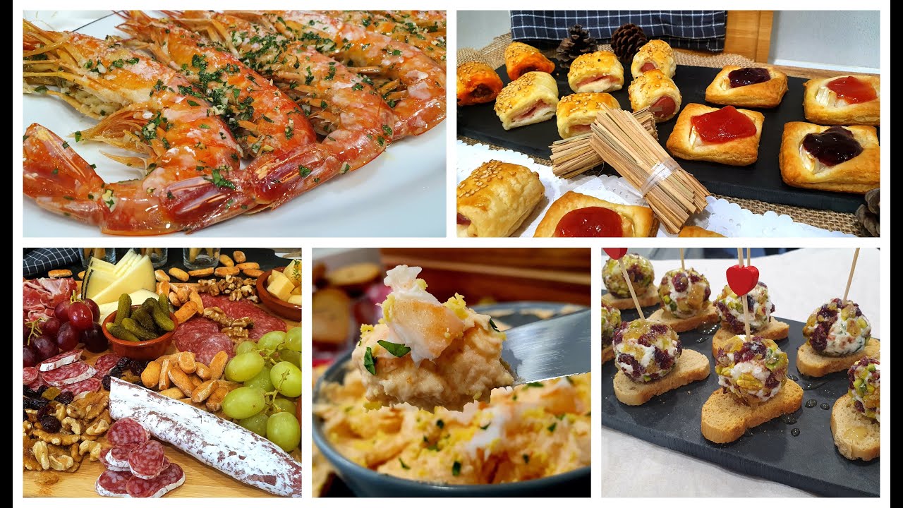 Entrantes y aperitivos para FIESTAS Y CELEBRACIONES