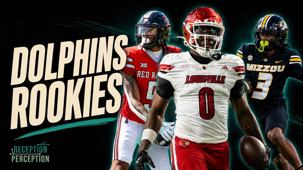 Which Dolphins Rookie Wide Receiver Will Claim The Open WR1 Role | Reception Perception The Show artwork