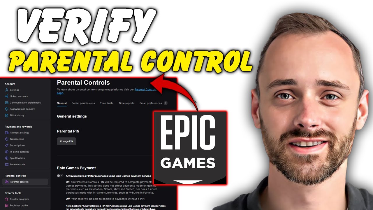 How To Verify Parental Control Epic Games | Quick Guide - YouTube