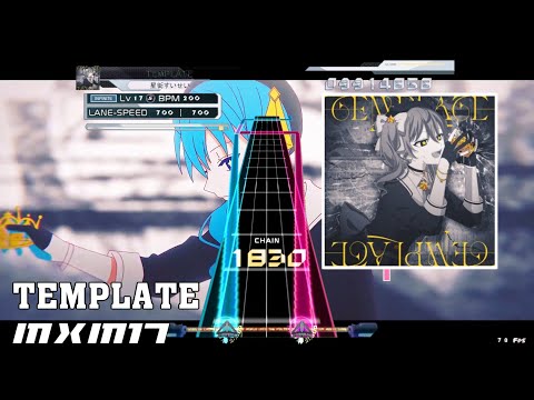 【K-Shoot MANIA】星街すいせい  - TEMPLATE【MXM17/創作譜面】