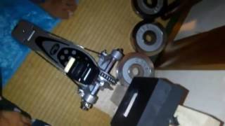 自作キックパッド (ドラム)