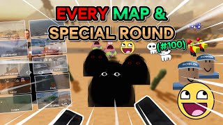 Playing EVERY MAP And EVERY SPECIAL ROUND - ROBLOX Evade Gameplay (#100!)