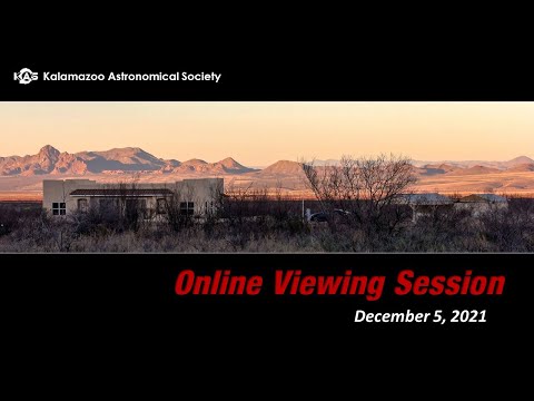 Online Viewing Session - December 5, 2021