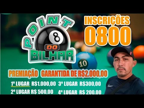 Grande inauguração do Point do Bilhar, novo bar do Cabeção com 1 ...
