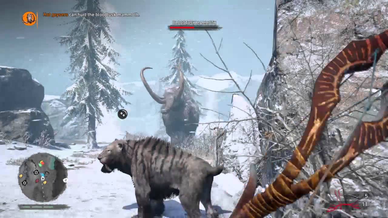 Far Cry Primal Killing the Bloodtusk Mammoth