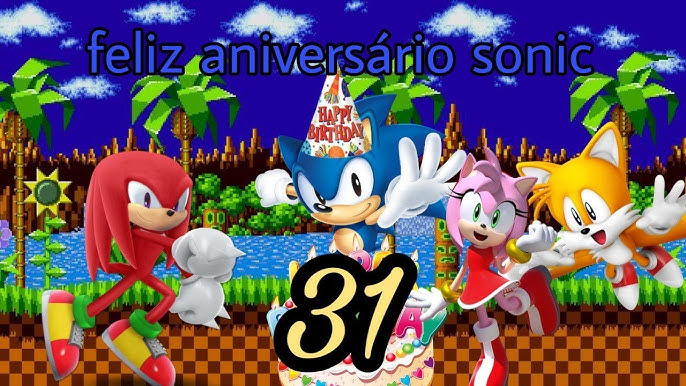 Parabéns ao Sonic the Hedgehog!