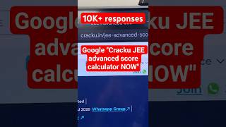 JEE Advanced score calculator 2026 | JEE2026 | JEE Advanced 2026