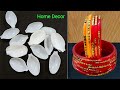 3 Superb Home Decor Using Plastic Spoons and Old Bangles - Waste Material Craft - Handmade Craft