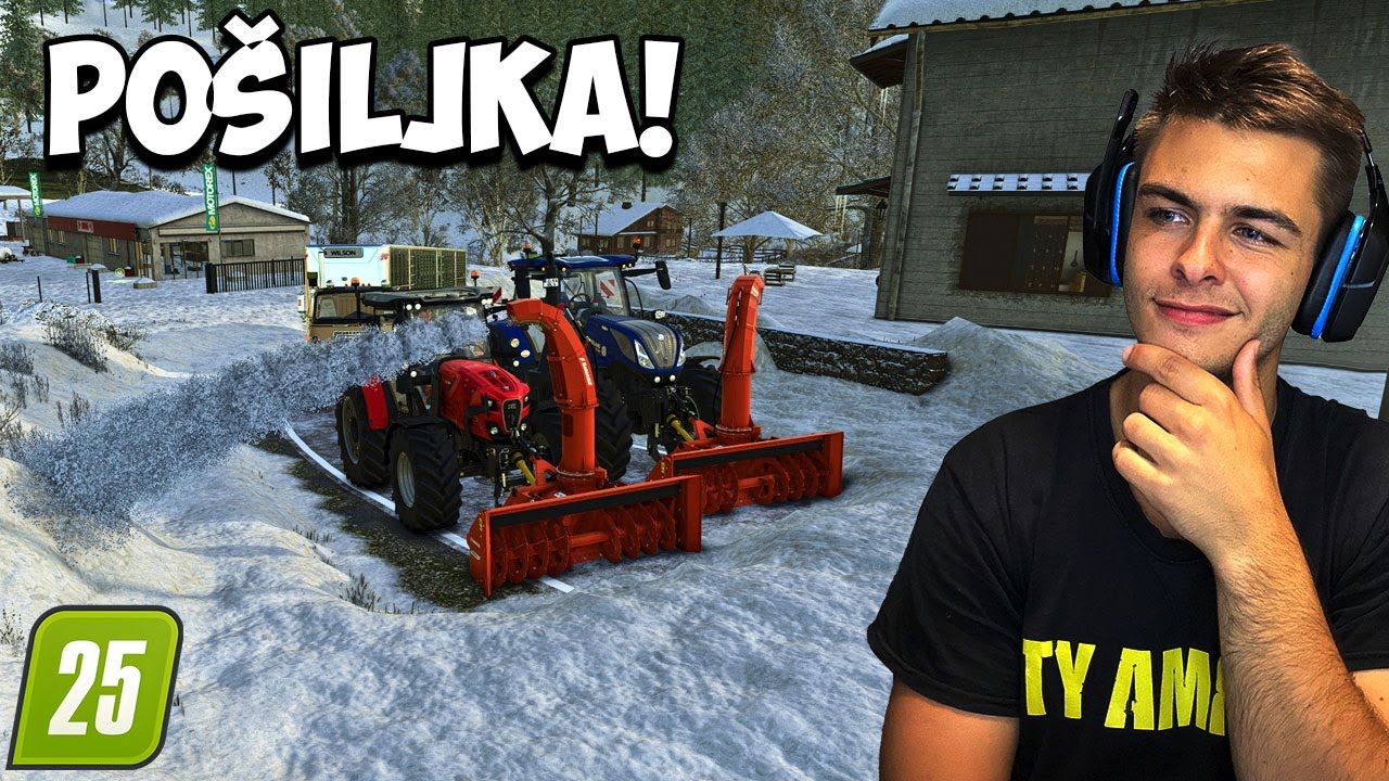 ČISTIMO POT ZA DOSTAVO! (KMETIJA MED VRHOVI #8) [FS25 SLO]