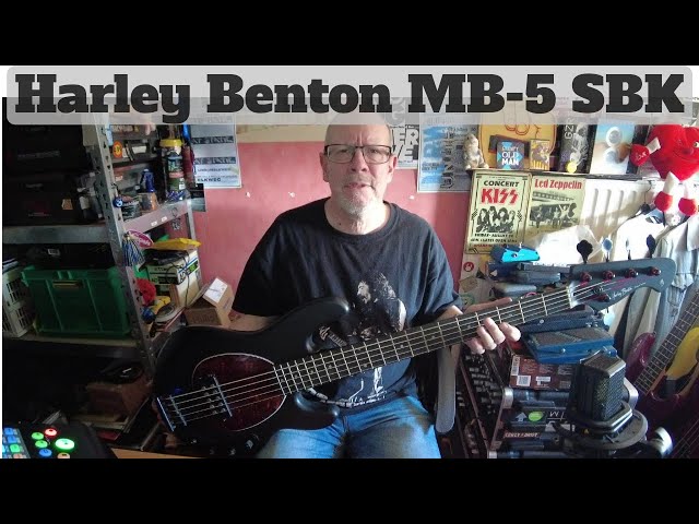 Me and my Bass - Harley Benton MB-5 SBK - YouTube