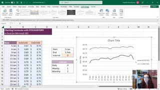 STOCKHISTORY in Excel for Microsoft 365 (Part 2 of 5)