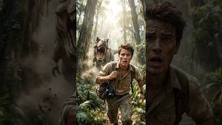 😱💢T-Rex Chase Survival! 🦖 Hidden Bunker Escape in Prehistoric Jungle 😱 | AI Cinematic Short Film🎥🔥