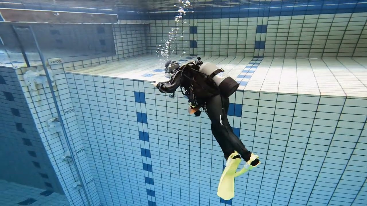 上手く出来たよ！フリー潜降♪個別指導で上達しよう！大阪 ダイビングスクールサンズ天王寺 #ダイビングライセンス #ダイビングスクール #個別指導 