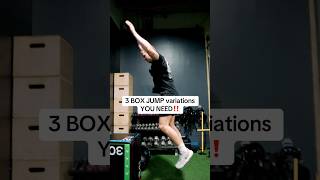 3 BOX JUMP variations YOU NEED🔑‼️ #athletetraining #athlete #sportspecifictraining