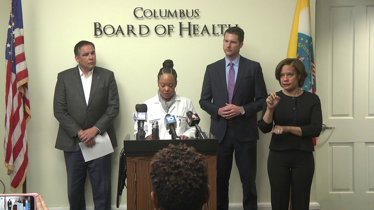 First C 19 case in Columbus