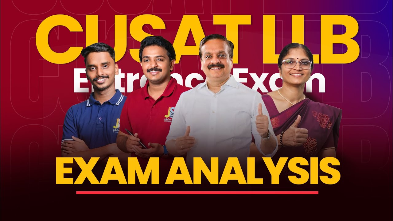 CUSAT LLB 2025 | Exam Analysis | LLB Entrance Exam | KLEE