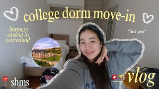 Uni Dorm Move In Vlog Burmese Student In Switzerland