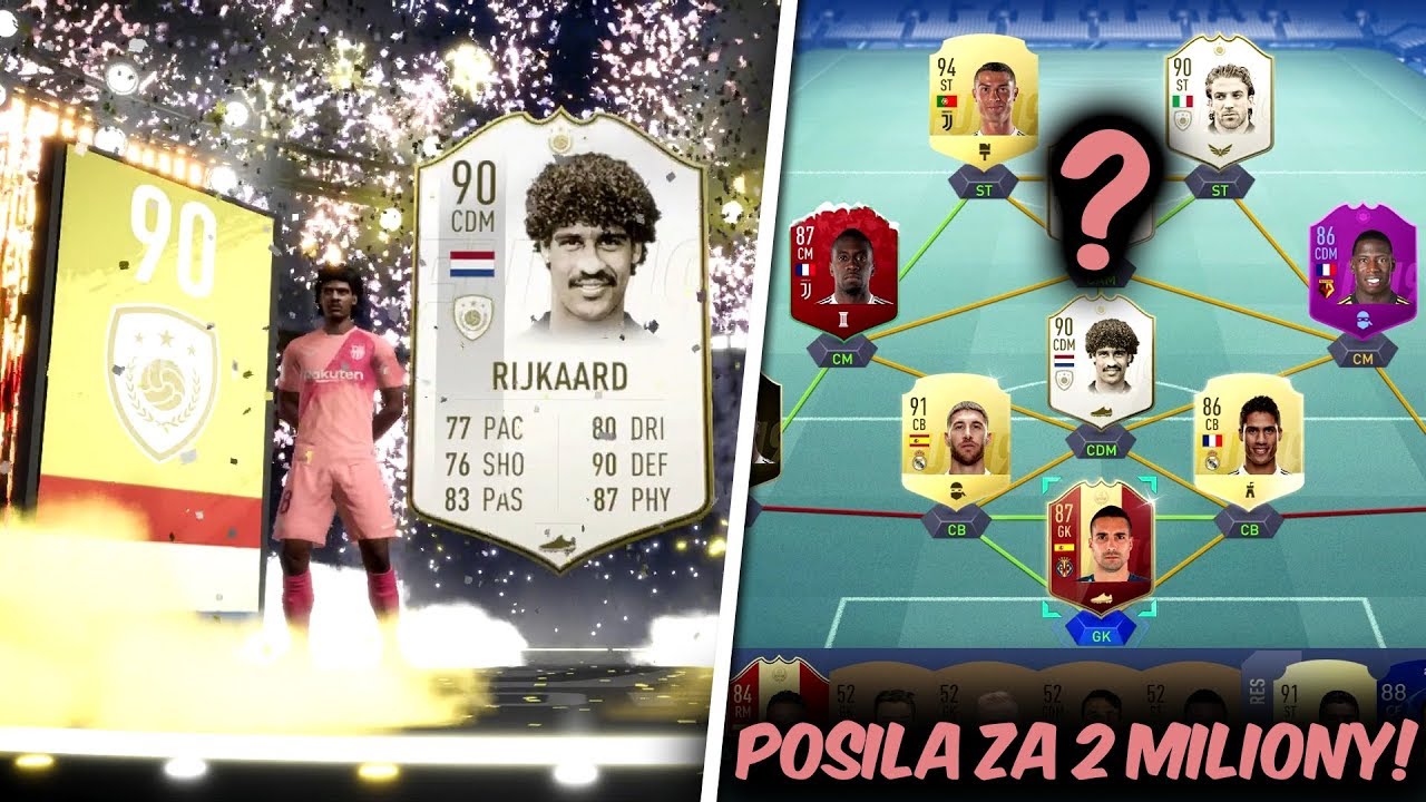 PRIME RIJKAARD SBC & NOVÁ POSILA ZA 2 MILIONY! | FIFA 19 CZ